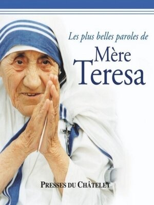 cover image of Les plus belles paroles de Mère Teresa